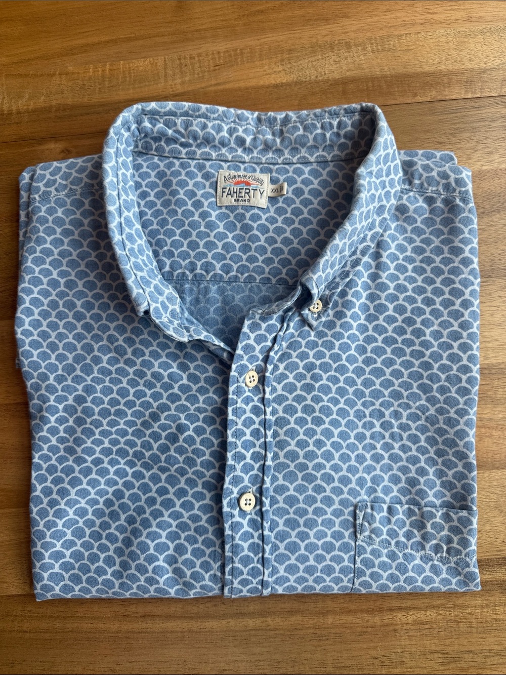 Men’s Faherty Short Sleeve Button Down